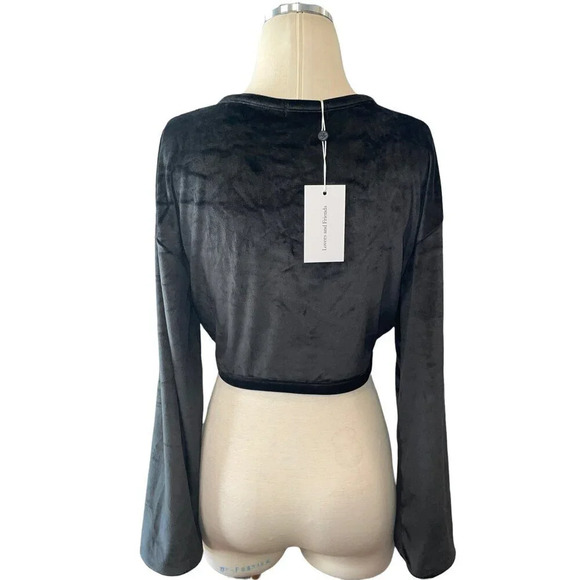 Lovers + Friends Isabel Sweater in Black XXSmall New Nwt Women's Top - Picture 7 of 9